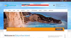 Desktop Screenshot of gozakynthos.gr