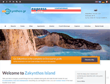 Tablet Screenshot of gozakynthos.gr